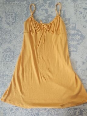 Light Orange Slip Dress
